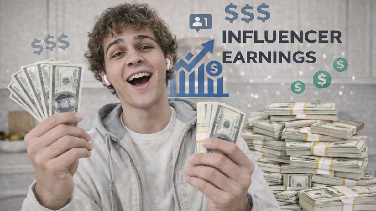 Cuz Ahjah influencer earnings concept