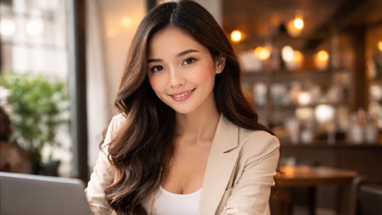 Lifestyle content creator filming fashion videos at home representing Judy X Kam