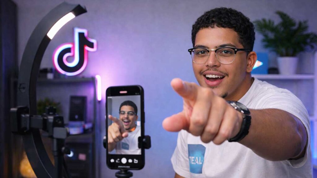 Miles Above Tech filming TikTok lifestyle and trend content