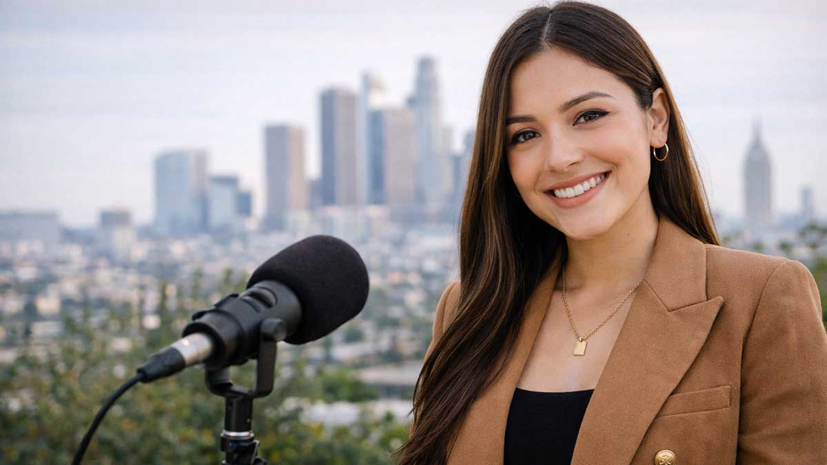 Lifestyle influencer working on content creation