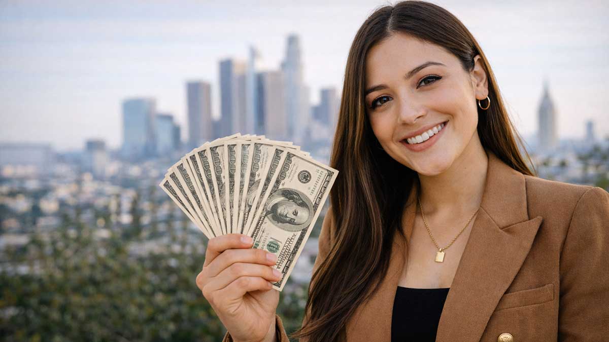 Social media influencer income and earnings concept