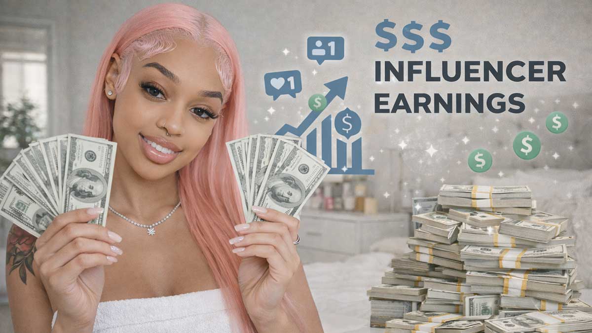 Tishh influencer earnings concept