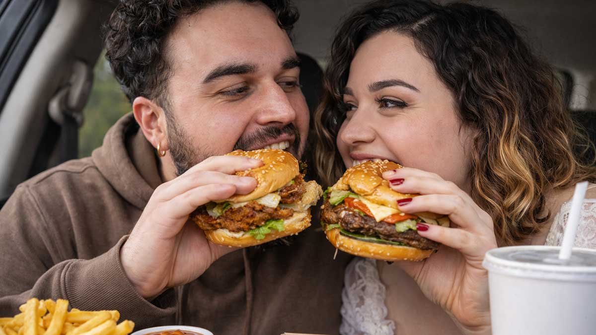 GuacBites and his wife CocoEatz eating together