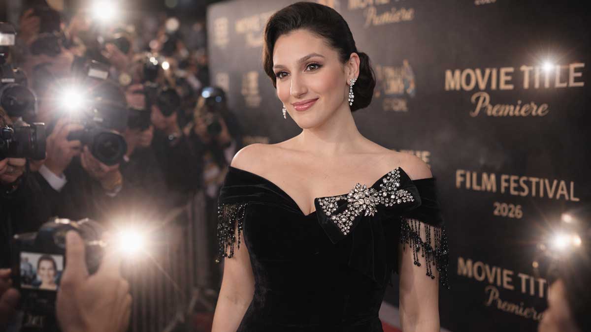 Vienna Ayla attending a movie premiere red carpet